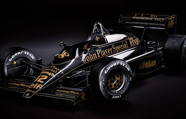 The car, formula 1, rendering, Ayrton Senna, Lotus 98T