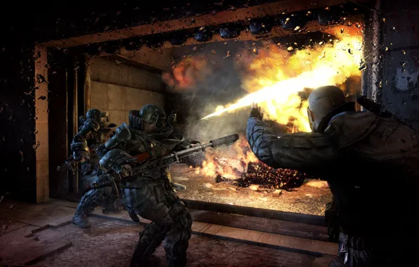 Death, metro, hell, heat, gate, battle, metro 2033, metro 2033