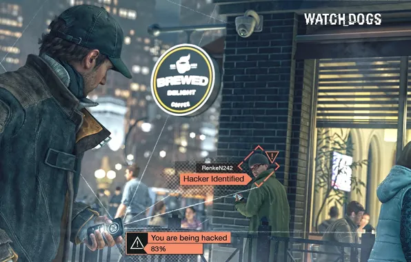 Phone, iphone, Phone, ubisoft, Watch Dogs, Aiden Pearce, Watchdogs