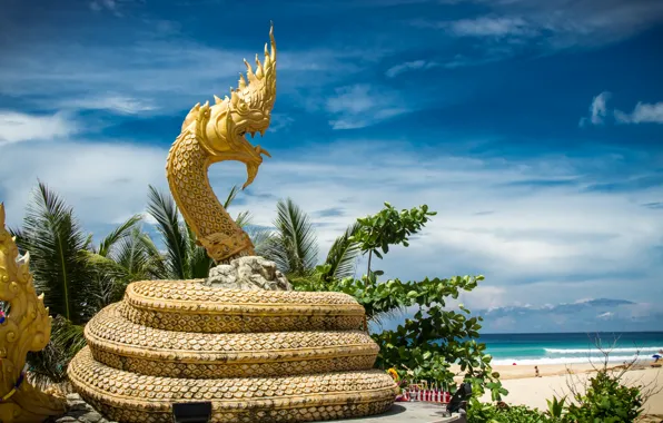 Beach, stay, dragon, Thailand, journey, tourism, Phuket, Karon
