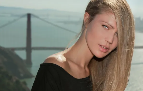 Eyes, girl, blue, hair, blonde