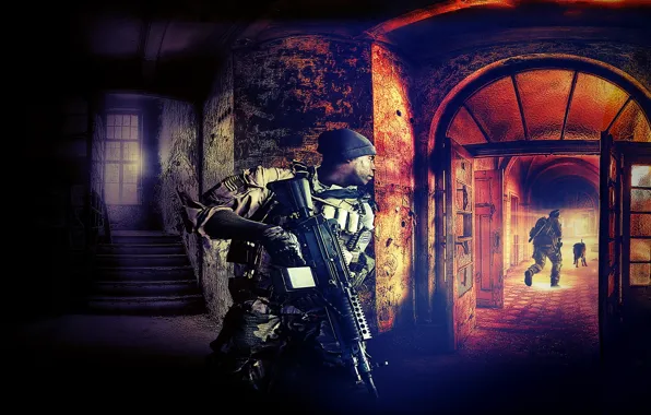 Art, soldiers, DICE, Battlefield 4