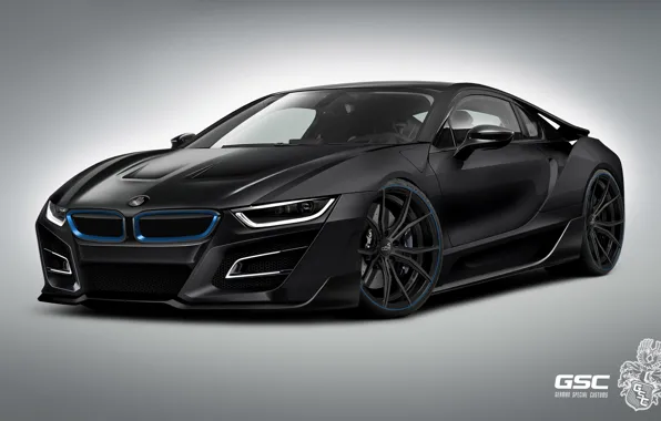 Picture bmw, concept, black, tuning, power, race, hybrid, germany