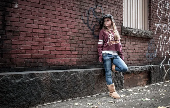 Picture mood, street, girl