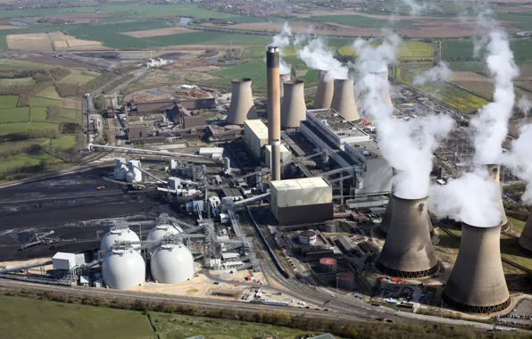 Steam, energy, nuclear plant