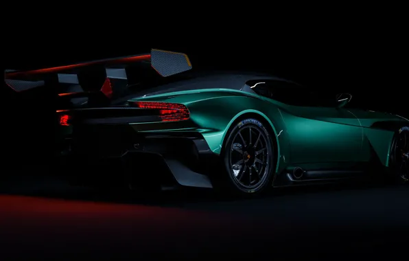 Aston Martin, Auto, Green, Machine, Rendering, Concept Art, Sports car, Vulcan