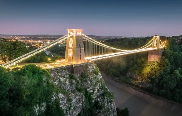 Picture bridge, England, Bristol