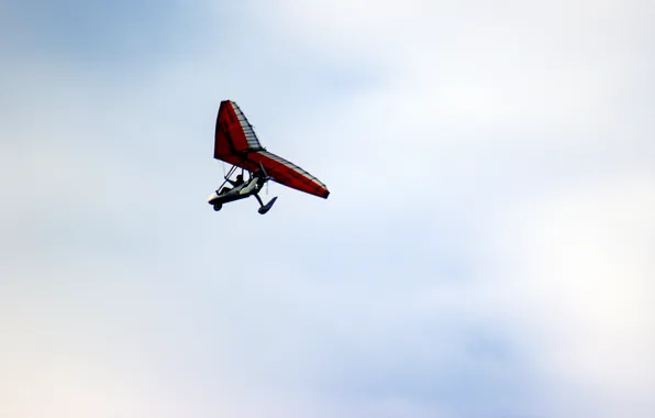 Machine, the sky, red, background, the wind, Wallpaper, blue, speed