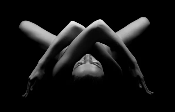 Girl, pose, background