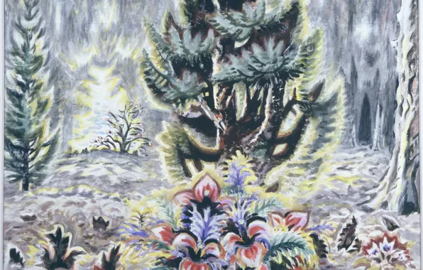 Charles Ephraim Burchfield, 1960-66, Dream of a Fantasy Flower