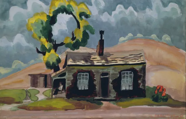 Picture 1919, Charles Ephraim Burchfield, Storm Coming Up