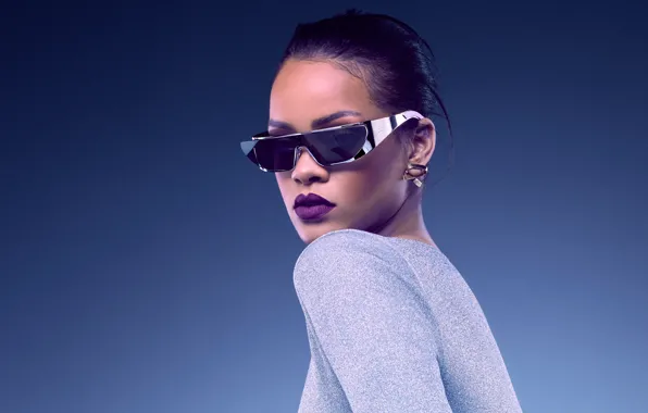 Picture girl, actress, glasses, lips, singer, Rihanna, latina, Dior