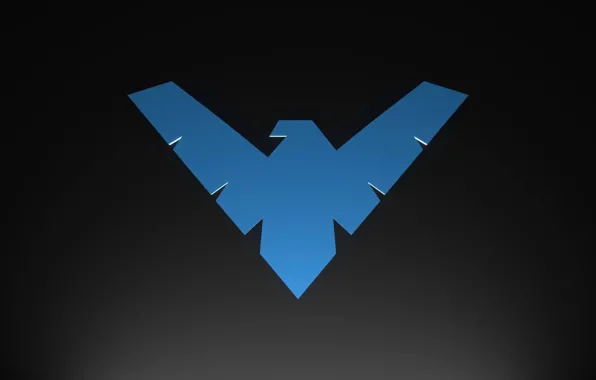Sign, emblem, logo, symbol, Nightwing, Nightwing