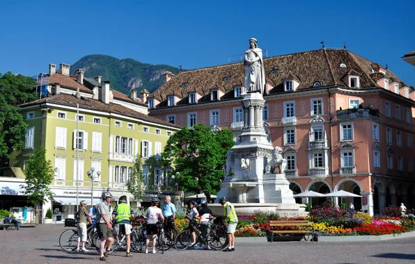 Area, Italy, monument, Bolzano, Walter von der Vogelweide