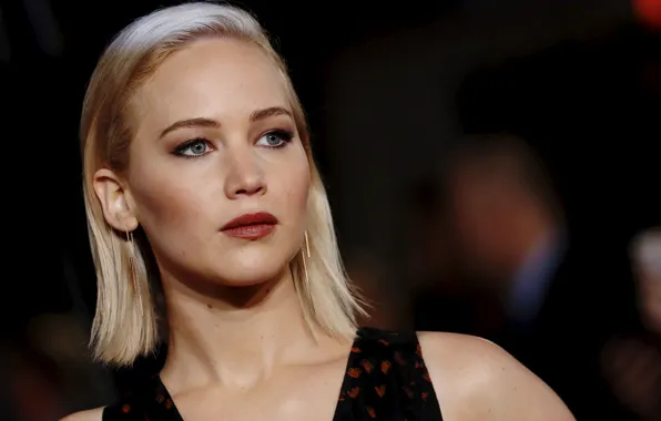 Picture look, pose, makeup, actress, look, pose, actress, Jennifer Lawrence