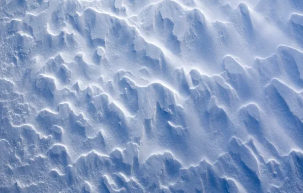 Winter, snow, nature