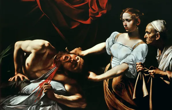 Picture, mythology, Michelangelo Merisi da Caravaggio, Judith and Holofernes