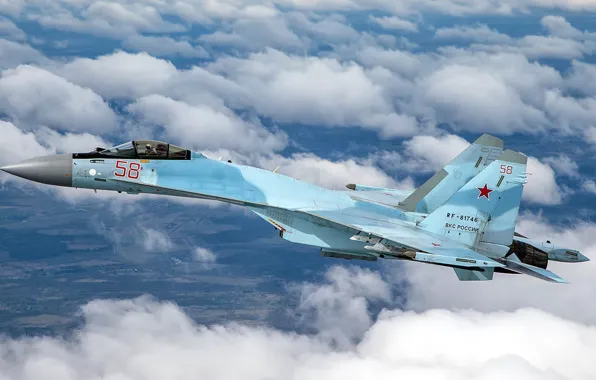 Sukhoi, Videoconferencing Russia, Russian multipurpose, multifunctional fighter of the "4++" generation, deeply upgraded supermaneuverable, with …