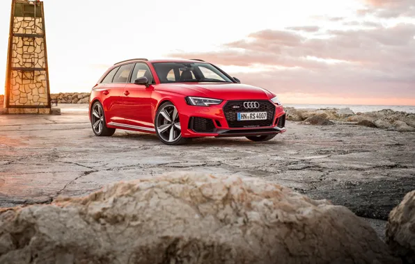 Audi, coast, 2018, universal, RS4, Before