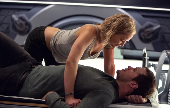 Passengers, Jennifer Lawrence, Jennifer Lawrence, Chris Pratt, Chris Pratt, Passengers