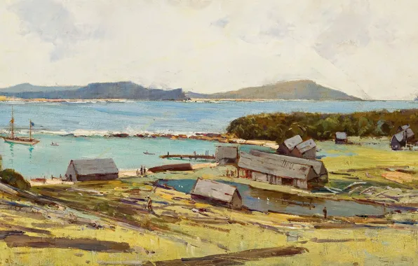 Picture TERRIGAL. Cape Smokey, picture, Albert Henry Fullwood, Albert Henry Fullwood, landscape