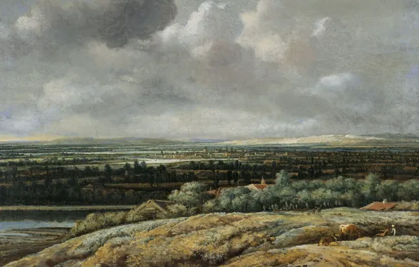 Picture, Panoramic Landscape, Koninck Philips
