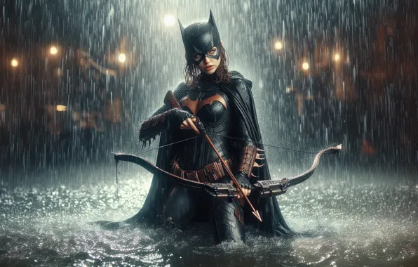 Picture batgirl, fantast art, unpredictable