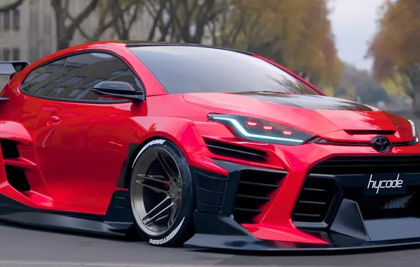 Car, Toyota, vehicle, red cars