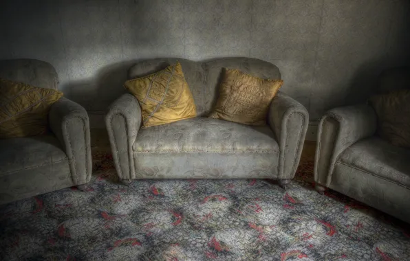 Background, room, sofa