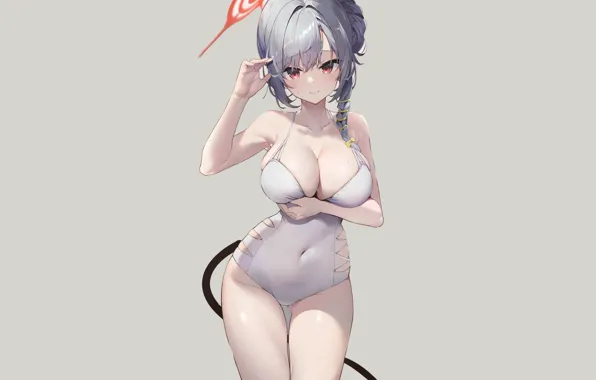 Picture girl, white, sexy, sexy girl, anime, swimsuit, babe, oppai