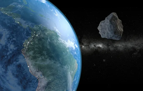 Space, Asteroids, Earth From Space