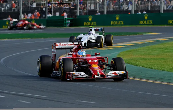 Ferrari, Formula 1, Fernando Alonso, Williams, Kimi Raikkonen, Valtteri Bottas, FW36, F14T