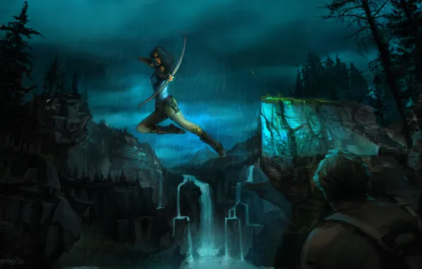 Picture girl, Lara Croft, TombRaider, Contest