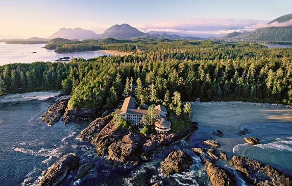 Coast, Canada, the hotel, Vancouver Island, Wickaninnish Inn, luxury hotel, Tofino