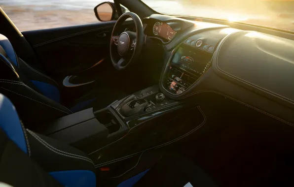 Aston Martin, Aston Martin, the interior of the car, DBX 707