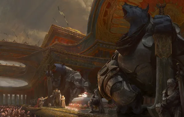 Weapons, the crowd, construction, armor, Empyriad