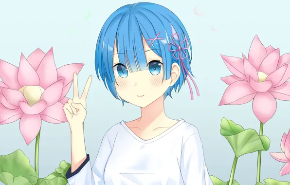 Girl, Lotus, From scratch, REM, Re Zero Kara Hajime Chip Isek Or Seikatsu