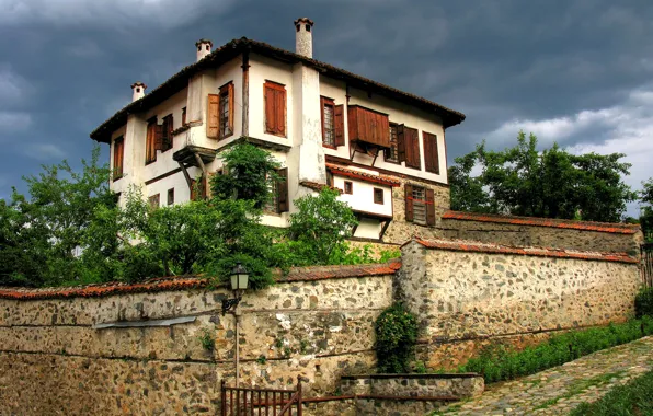 Picture the sky, clouds, the city, house, Bulgaria, bulgaria, zlatograd