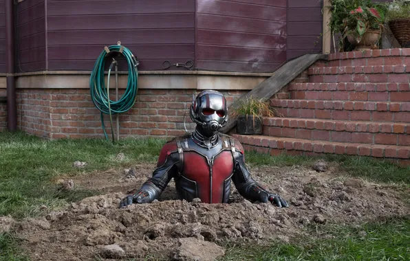 House, fiction, lawn, earth, the situation, costume, ladder, helmet