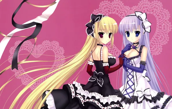 Picture girl, dress, anime, japanese, bishojo, Loli