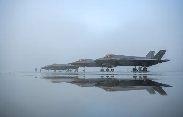 UNITED STATES AIR FORCE, Lightning II, F-35A, multi-role fighter, Conventional take-off and landing, normal takeoff …