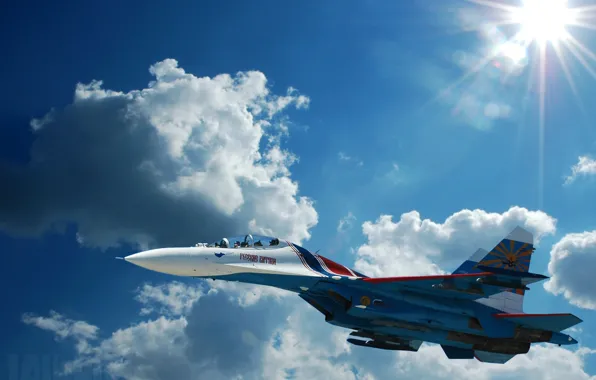 Picture aviation, the plane, photo, fighter, Su-27