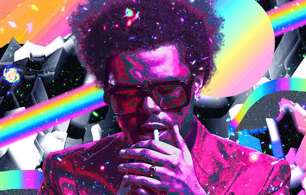 Picture colorful, weeknd, paintart