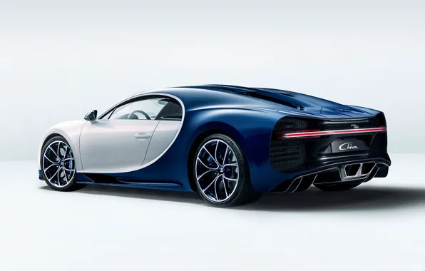 Bugatti, white, wheels, blue, background, ligth, chiron