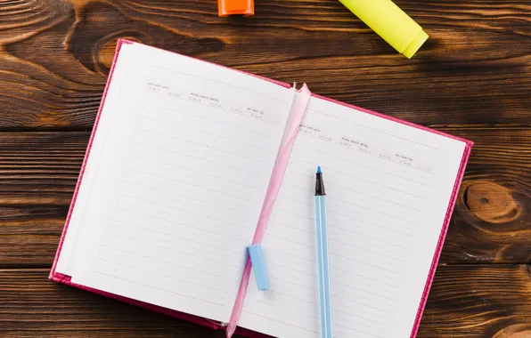 Board, Notepad, markers