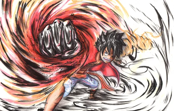 Power, guy, One Piece