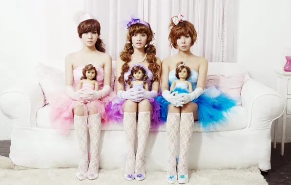 Picture music, girls, Asian girls, South Korea, Kpop, Orange Caramel