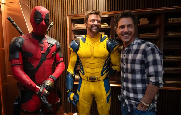 Picture Ryan Reynolds, Wolverine, Hugh Jackman, Deadpool, Marvel Studios, 2024, Deadpool & Wolverine, Shawn Levy