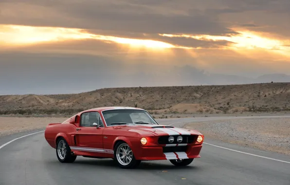 Coupe, GT500CR, Muscle car, rear-wheel drive, introduced, Legendary, Shelby Mustang, high-tech version of Ford Mustang