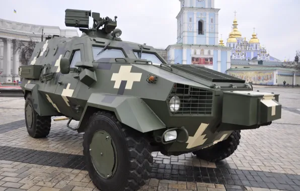 Weapons, power, steel, technique, power, SUV, machine gun, Ukraine